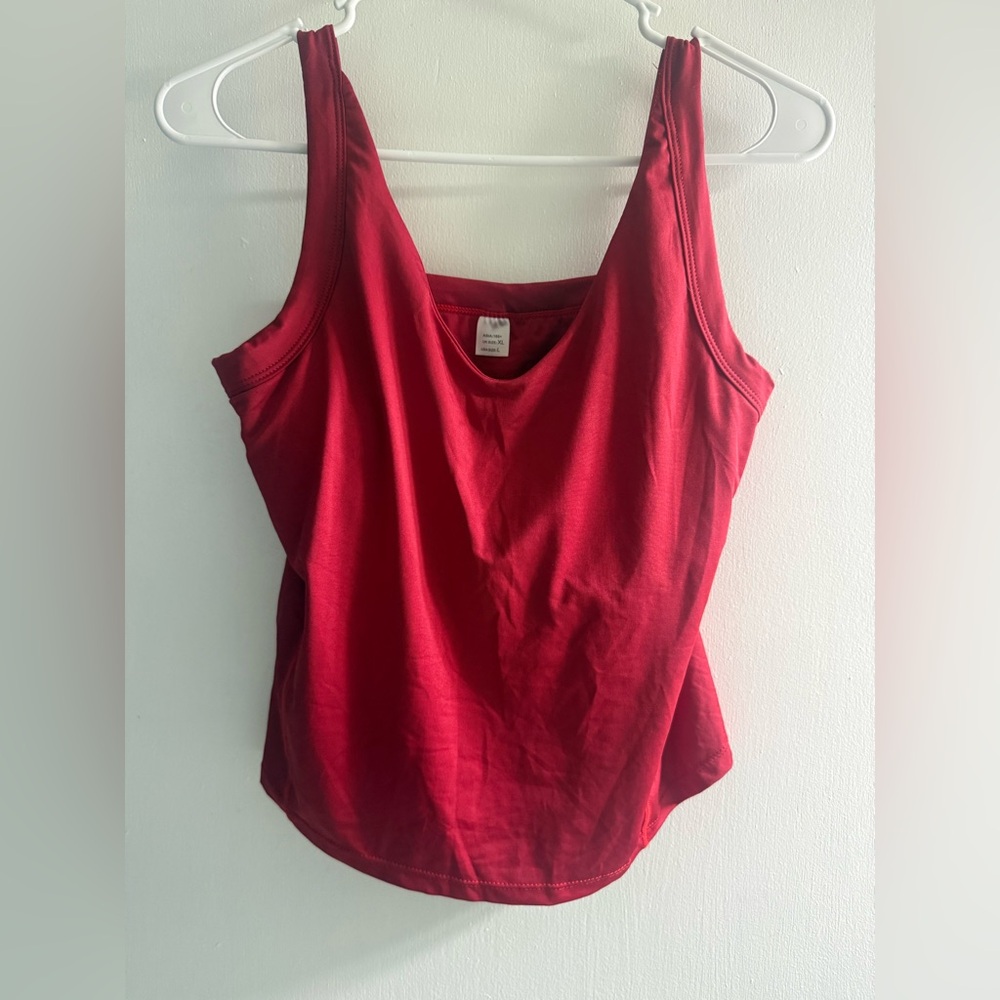 Women's Red Tankini Top